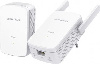Kit Adaptor Powerline Mercusys MP510 KIT AV1000 Gigabit 2 antene Wi-Fi