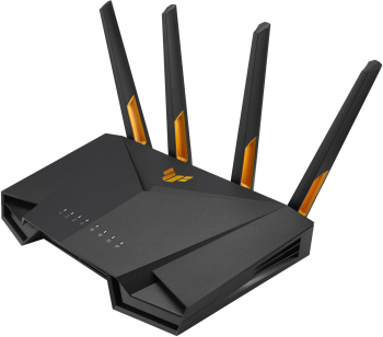 Router Wireless ASUS TUF Gaming AX3000 V2, AX3000, Dual-Band, Wi-Fi 6, AiMesh, AiProtection Pro, 4 antene Wi-Fi MU-MIMO, tuf-ax3000
