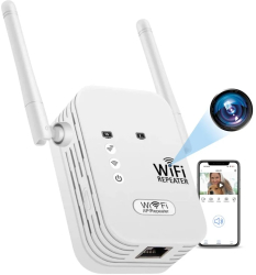 Camera Spion in Amplificator Semnal Wireless iUni RP1 Wi-Fi Full HD Senzor de miscare